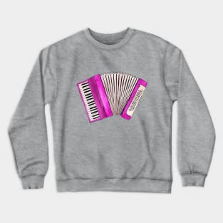 Pink accordion Crewneck Sweatshirt